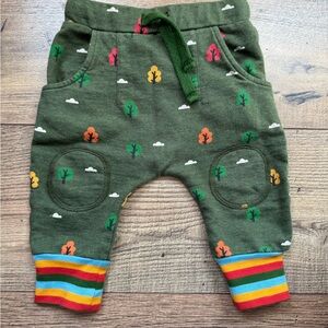 Little Green Radicals Forest Print Joggers - Green